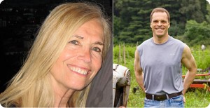 bannerwinners1 PETA"s sexiest vegetarian woman - Mimi Clark - and sexiest vegetarian man - Julian Winter